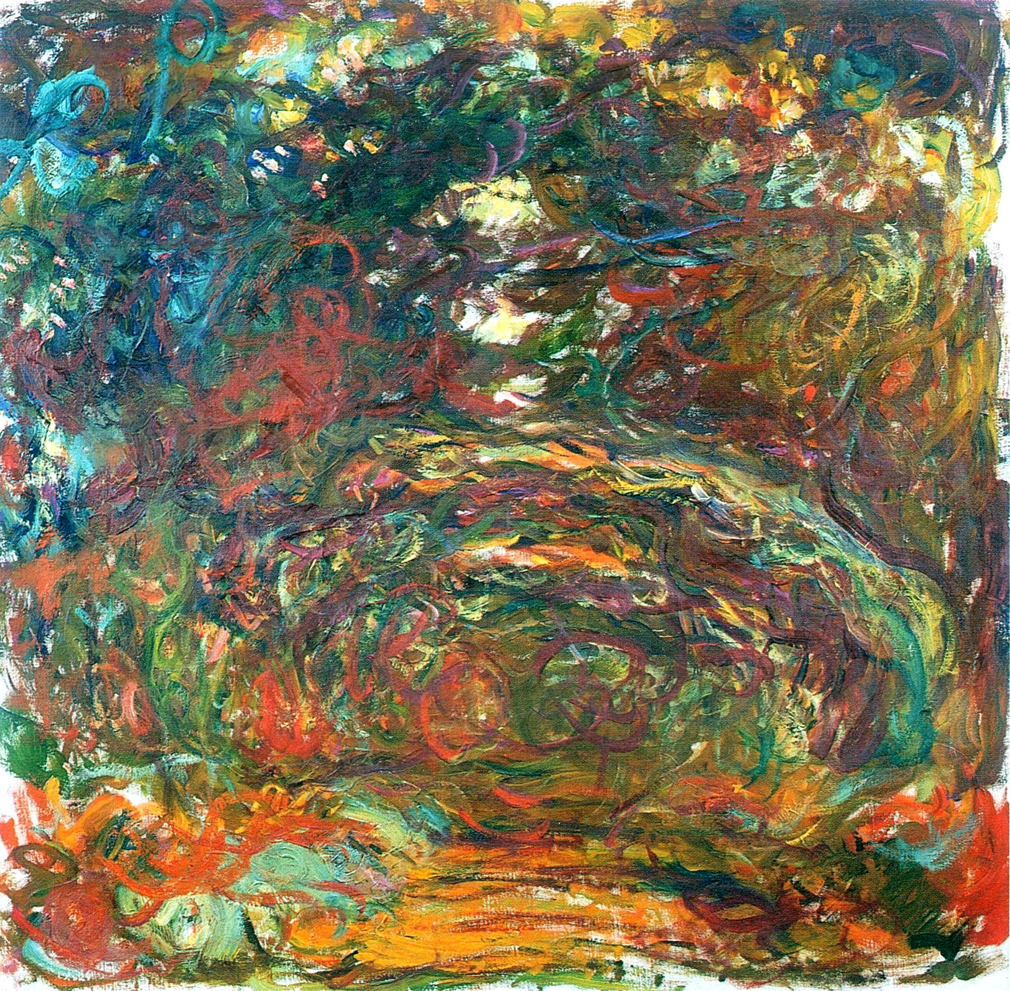 Path under the Rose Arches, Giverny 1922